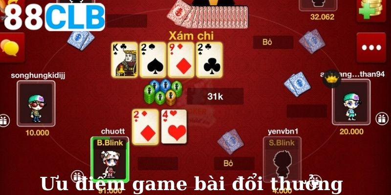 Đánh giá ưu điểm của chuyên mục game bài đổi thưởng